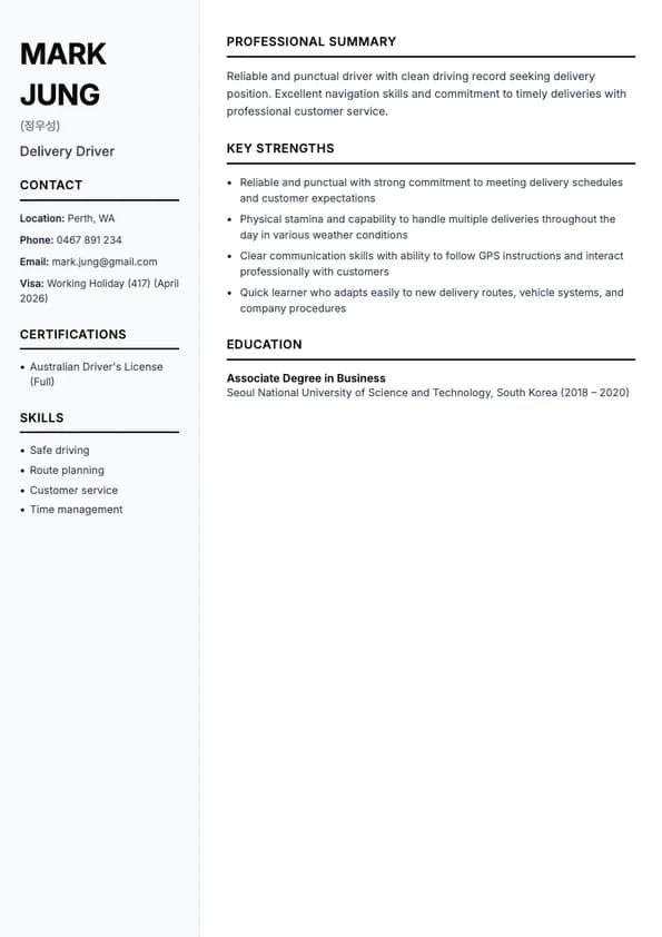 Transport & Delivery modern template