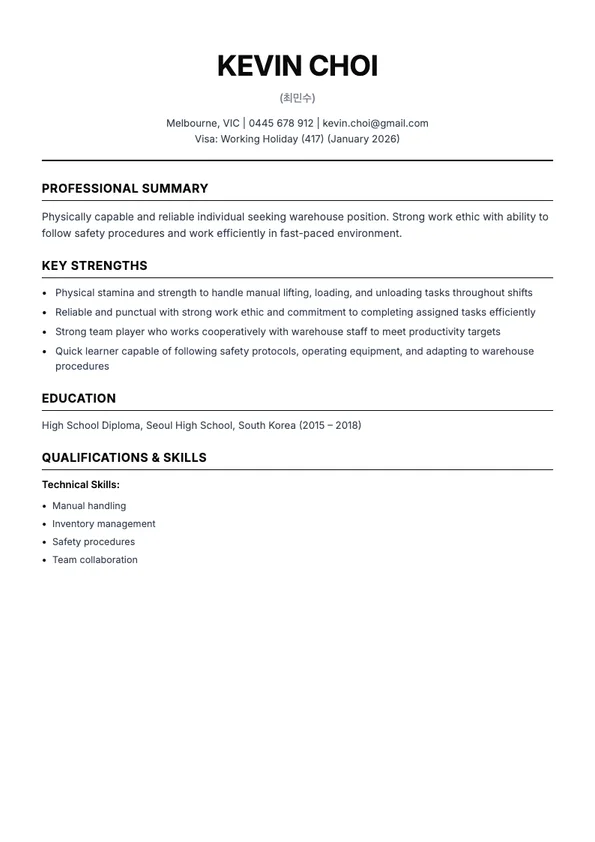 Factory & Logistics standard template